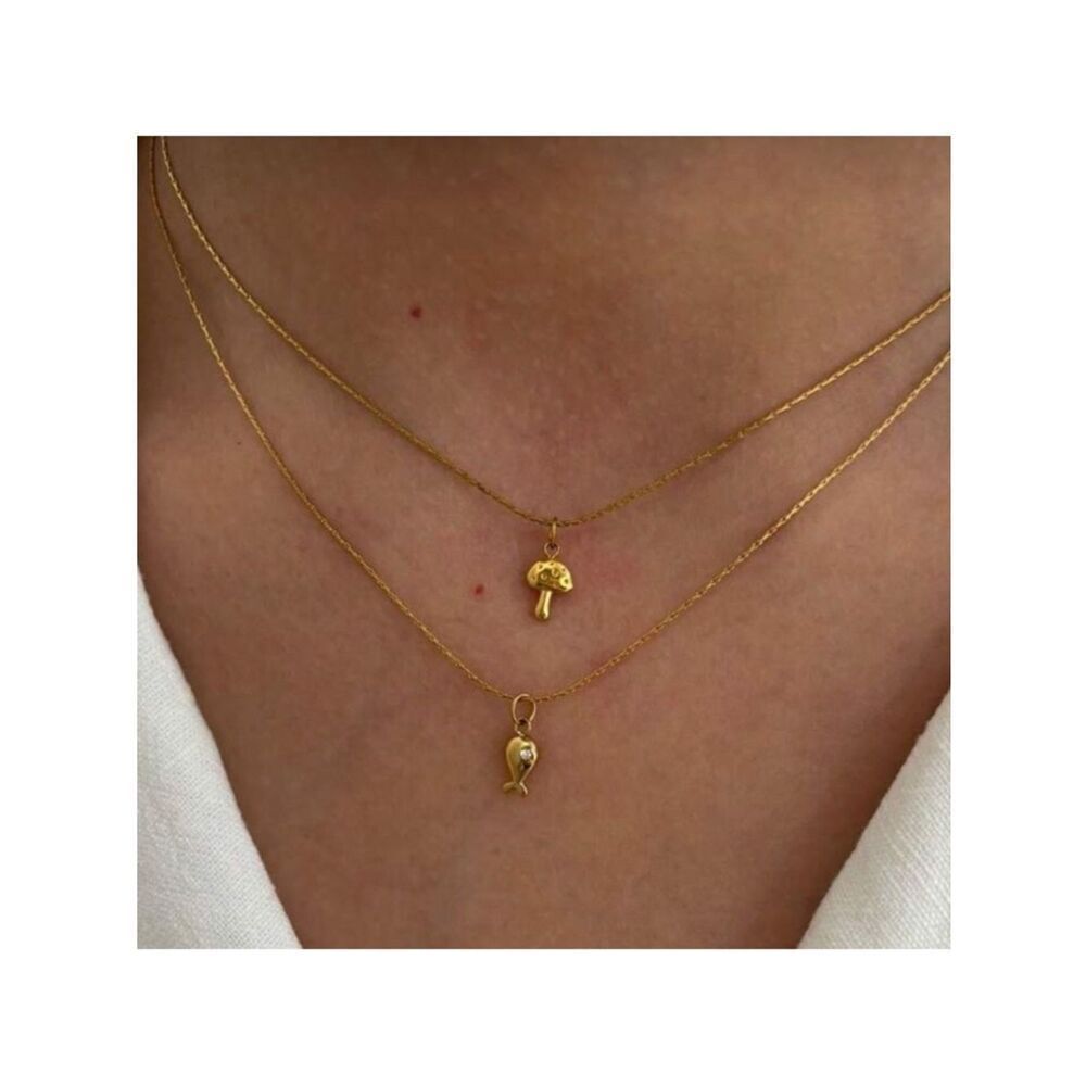 Fish necklace #2493